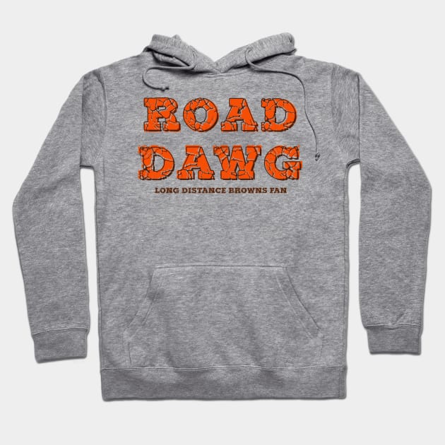 Cleveland Browns Road Dawg Hoodie by mbloomstine